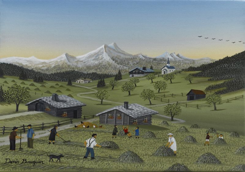 Les foins � Denis Bauquier
